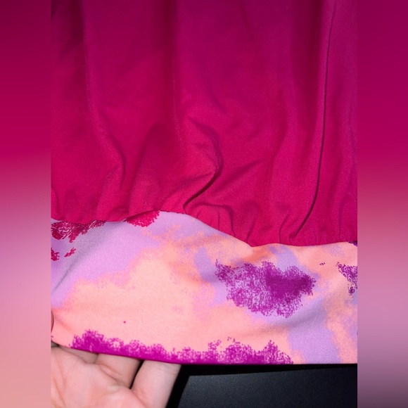 Nike Fuchsia Pink Cascade Drape-Back Active Tankini Top Size Large EUC - Picture 4 of 8